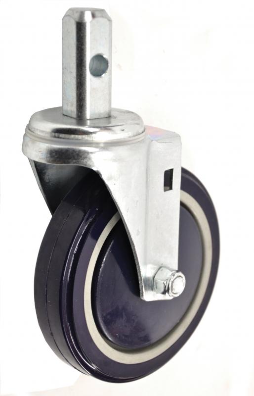Heavy-Duty Caster without Brakes for Aluminum Pan and Lug Racks